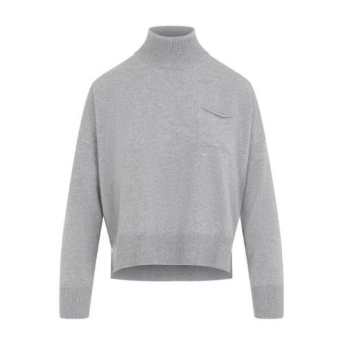 Luksuriøs Grå Sweater AW24