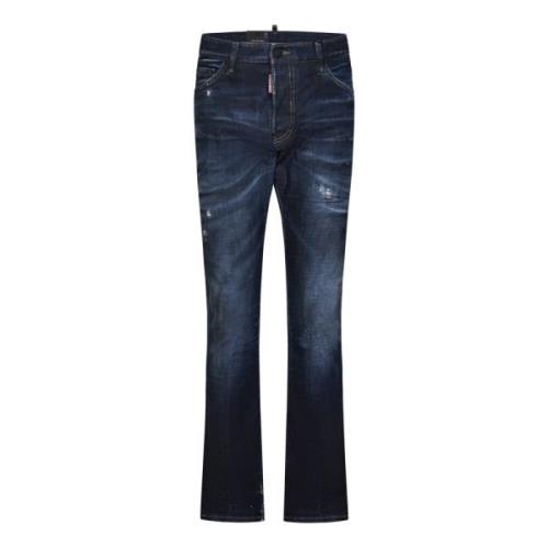 Slim Fit Blå Denim Jeans