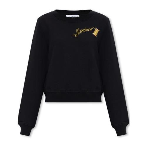 Sweatshirt med logo