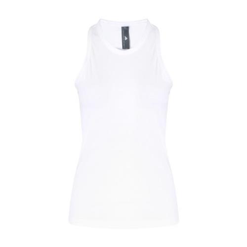 Hvid Rib Tank Top