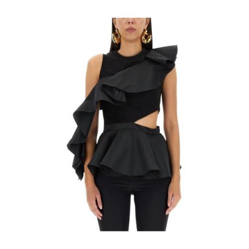 Hybrid Front Ruffles Top