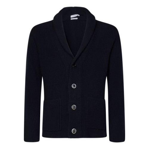 Blå Strik Cardigan AW24