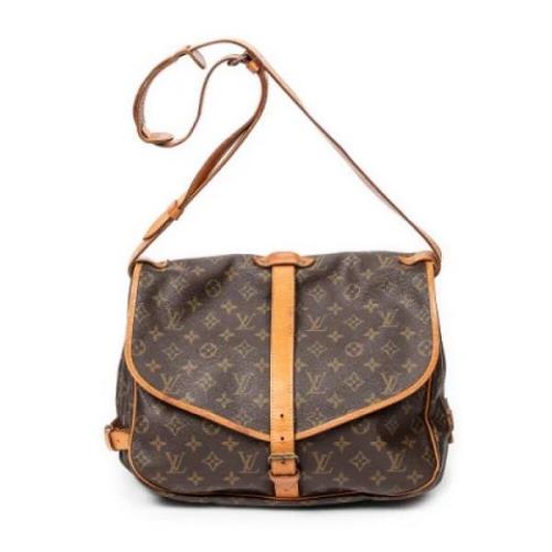 Pre-owned Canvas louis-vuitton-tasker