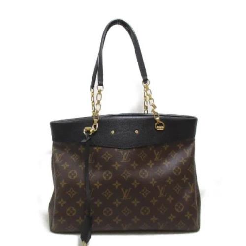 Pre-owned Canvas louis-vuitton-tasker