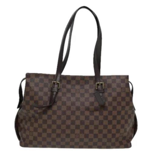 Pre-owned Canvas louis-vuitton-tasker