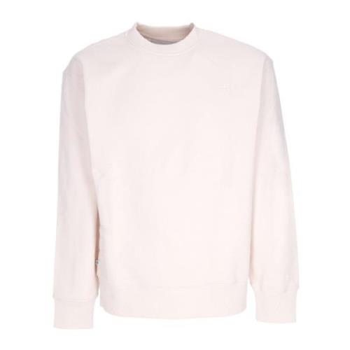 Hvid Letvægts Crewneck Sweatshirt