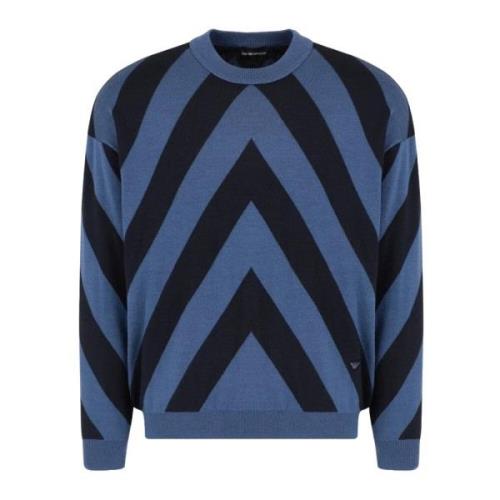 Allover Mønster Uld Sweater