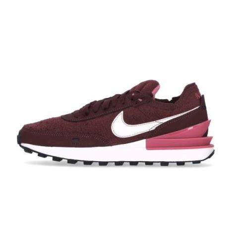 Burgundy Crush Sneaker med Vaffelsål