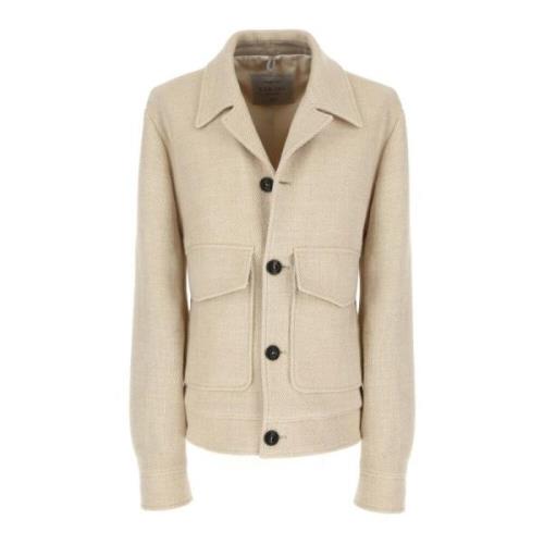 Beige Stilfuld Frakke