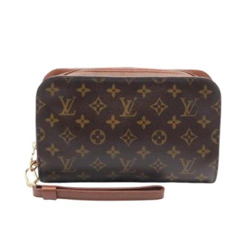 Pre-owned Coated canvas louis-vuitton-tasker