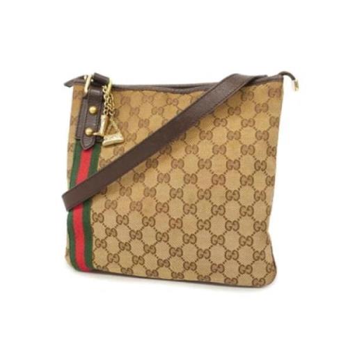 Pre-owned Canvas gucci-tasker