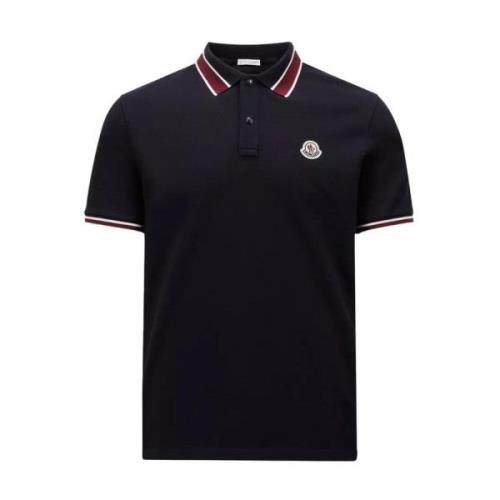 Kontrast Krave Trim Polo Navy