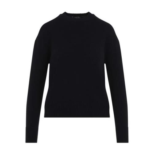 Luksuriøs Blå Sweater AW24