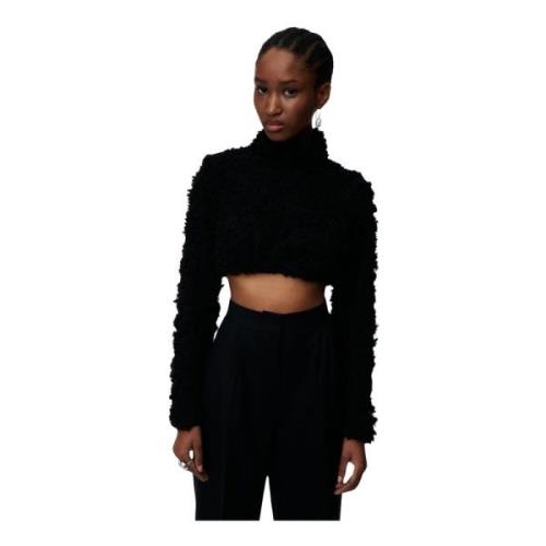 Glamour Crop Top med Turtleneck