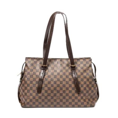 Pre-owned Canvas louis-vuitton-tasker