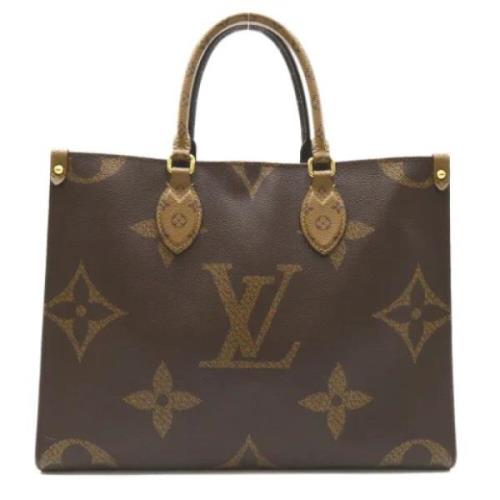 Pre-owned Coated canvas louis-vuitton-tasker