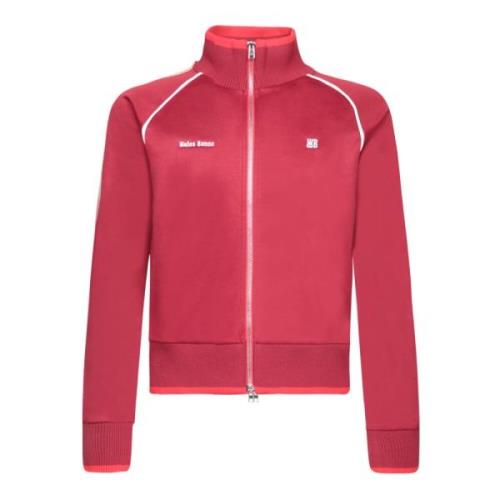 Rød Zip-jakke, Sporty-Chic Stil