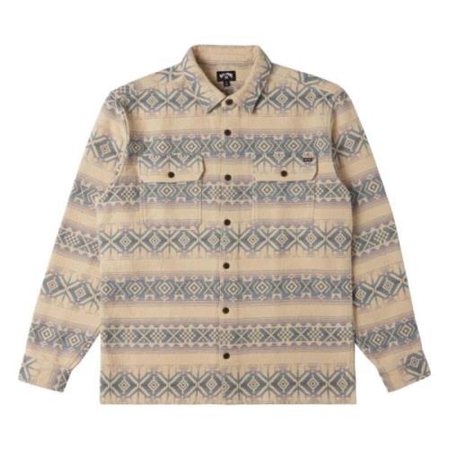 Offshore Jacquard Flannel Skjorte