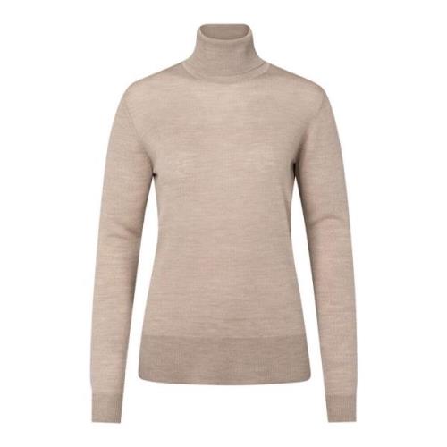 Strik Turtleneck Sand Melange Sweater