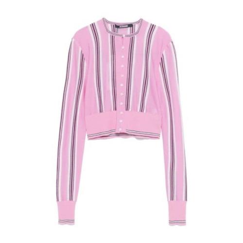 Pink Spiaggia Cardigan Sweater