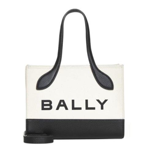 Elegant Logo-Print Tote Taske