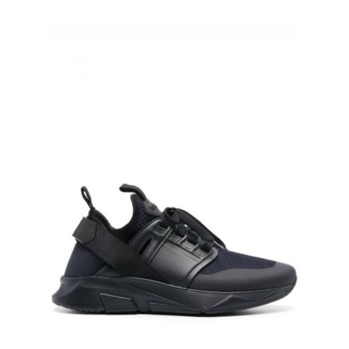 JAGO Læder Neopren Sneakers Navy