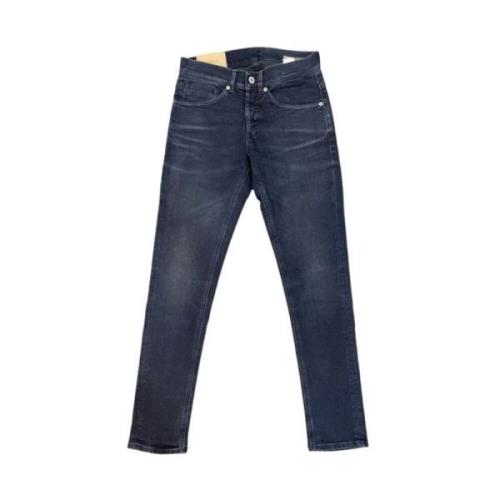 Elegant Regular Fit Mørkeblå Stretch Jeans