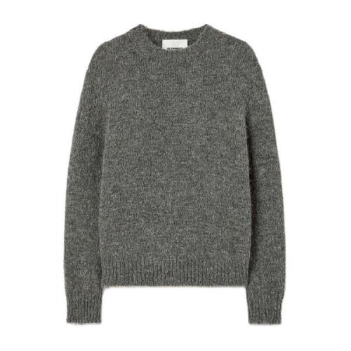 Grå Alpaca Uld Blend Sweater