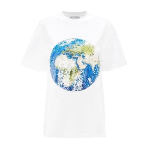 Paillet Globe T-Shirt