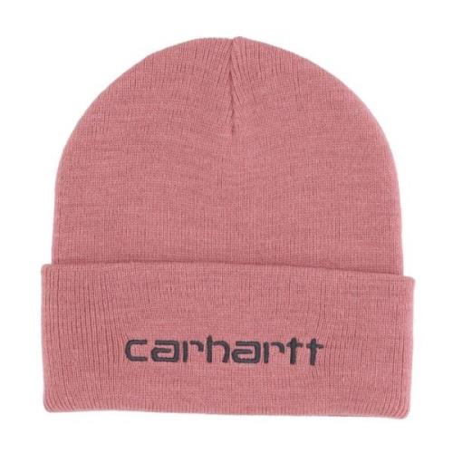 Script Beanie Hat Misty Blush