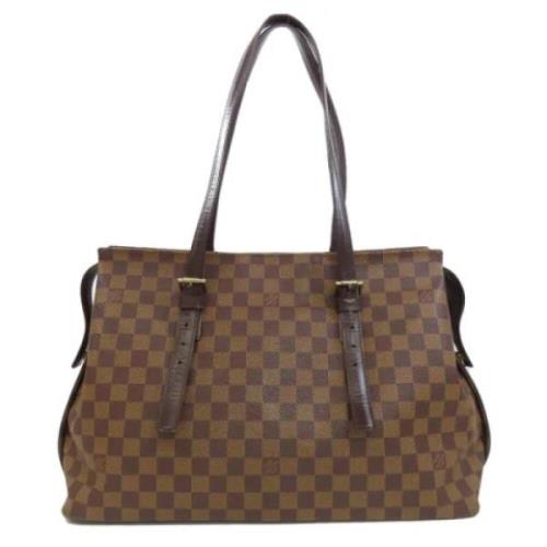 Pre-owned Canvas louis-vuitton-tasker