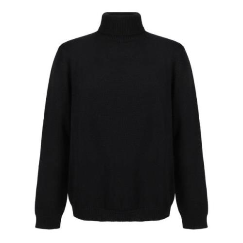 Sort Merinould Turtleneck Sweater