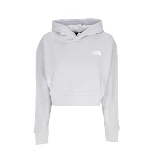 Trendy Cropped Hoodie Dusty Periwinkle