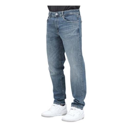 Slim Fit Blå Denim Jeans