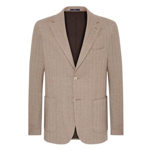 Herringbone Jersey Blazer Stil Cernobbio