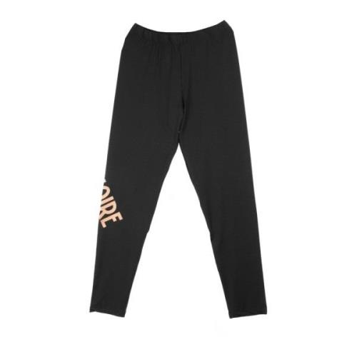 Logo Leggings i Sort og Orange