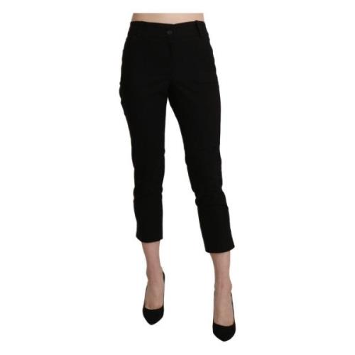 Elegant Sort High Waist Cropped Bukser