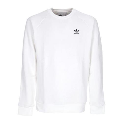 Hvid Crewneck Sweatshirt Plys Interiør