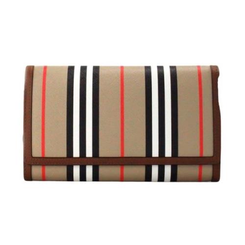 Icon Stripe Archive Tan Pung Crossbody Taske