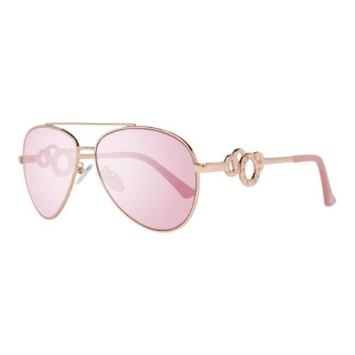 Rosaguld Aviator Solbriller