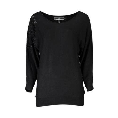 Elegant Langærmet Pullover med Rhinestones