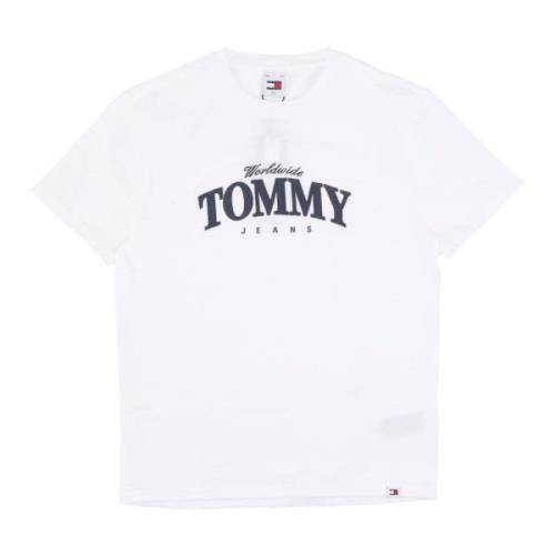 Klassisk Hvid Varsity Tee