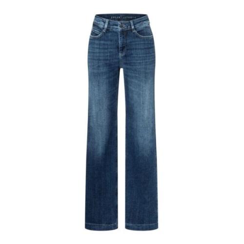 Wide-leg Jeans Blue Wash