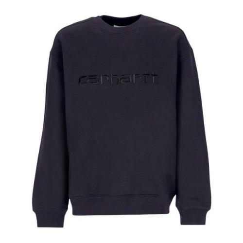 Sort Crewneck Sweatshirt til Kvinder