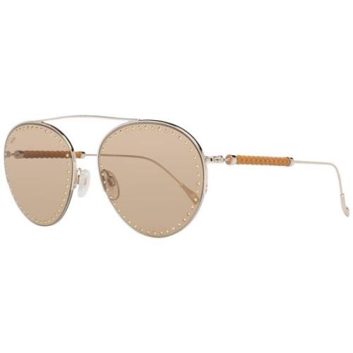 Rosaguld Aviator Solbriller