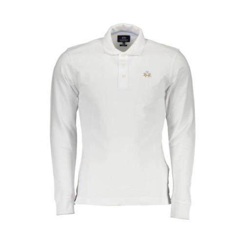 Elegant Slim Fit Polo med Broderidetaljer