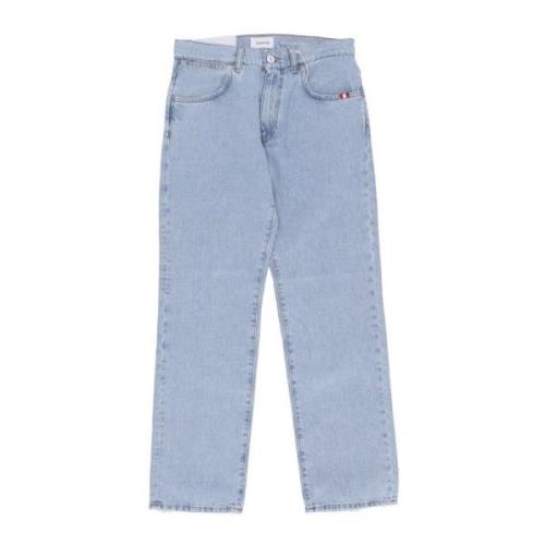 Slidte blegede herrejeans