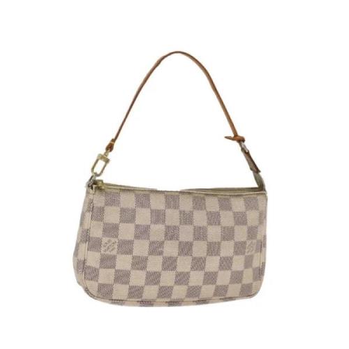 Pre-owned Coated canvas louis-vuitton-tasker