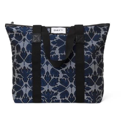 Jacquard Shopper Taske med Laptop Rum