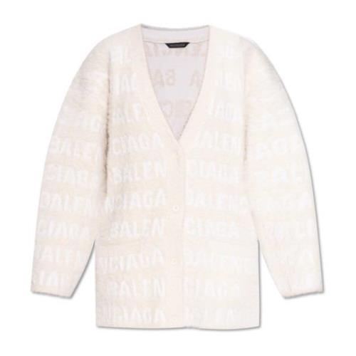 Cardigan med monogram